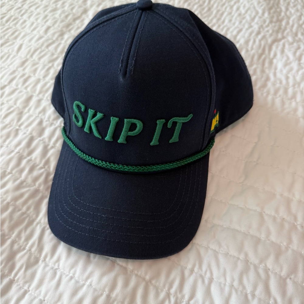 Masters Skip It Navy Blue and Green Cap